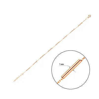 Браслет из красного золота (арт. 326389)