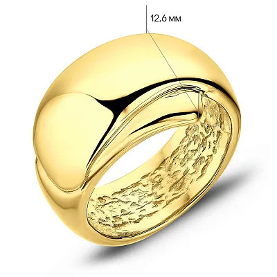 Массивное кольцо из желтого золота Francelli  (арт. 155734ж)