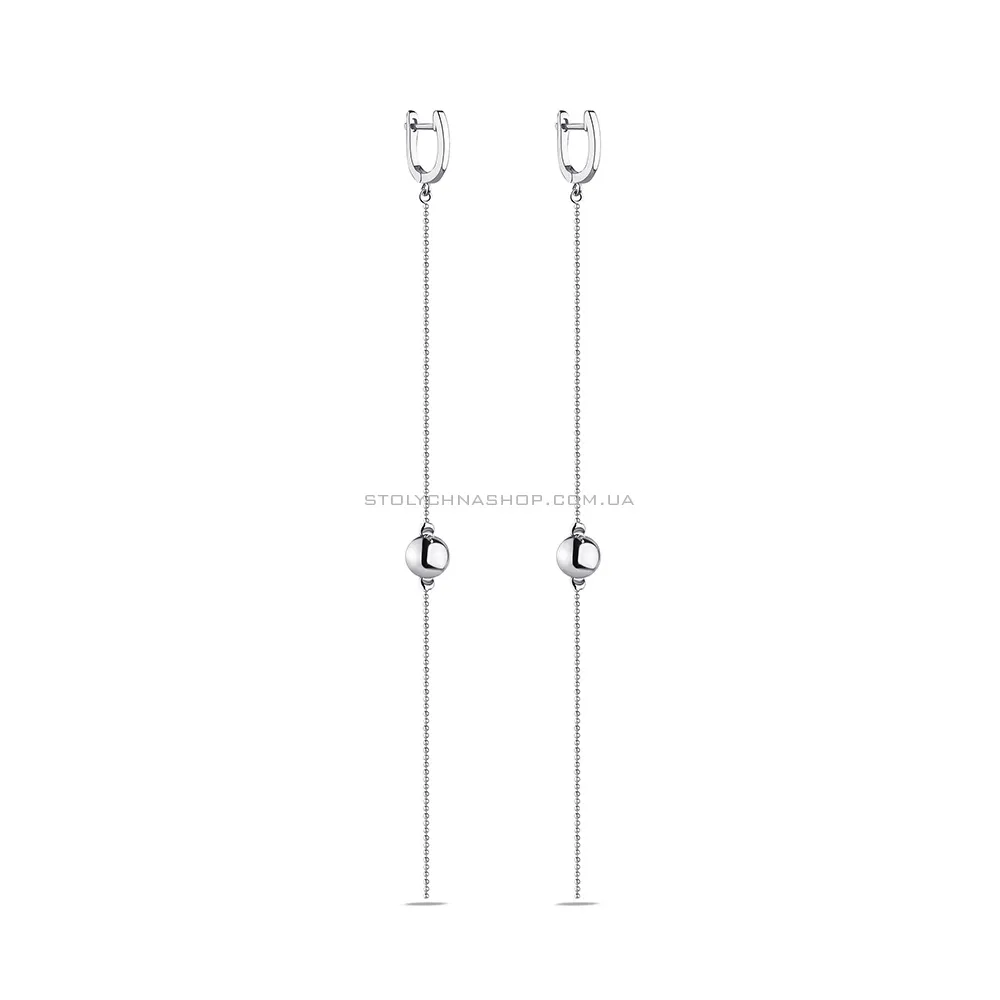 Довгі сережки зі срібла Trendy Style (арт. 7502/4453) - цена