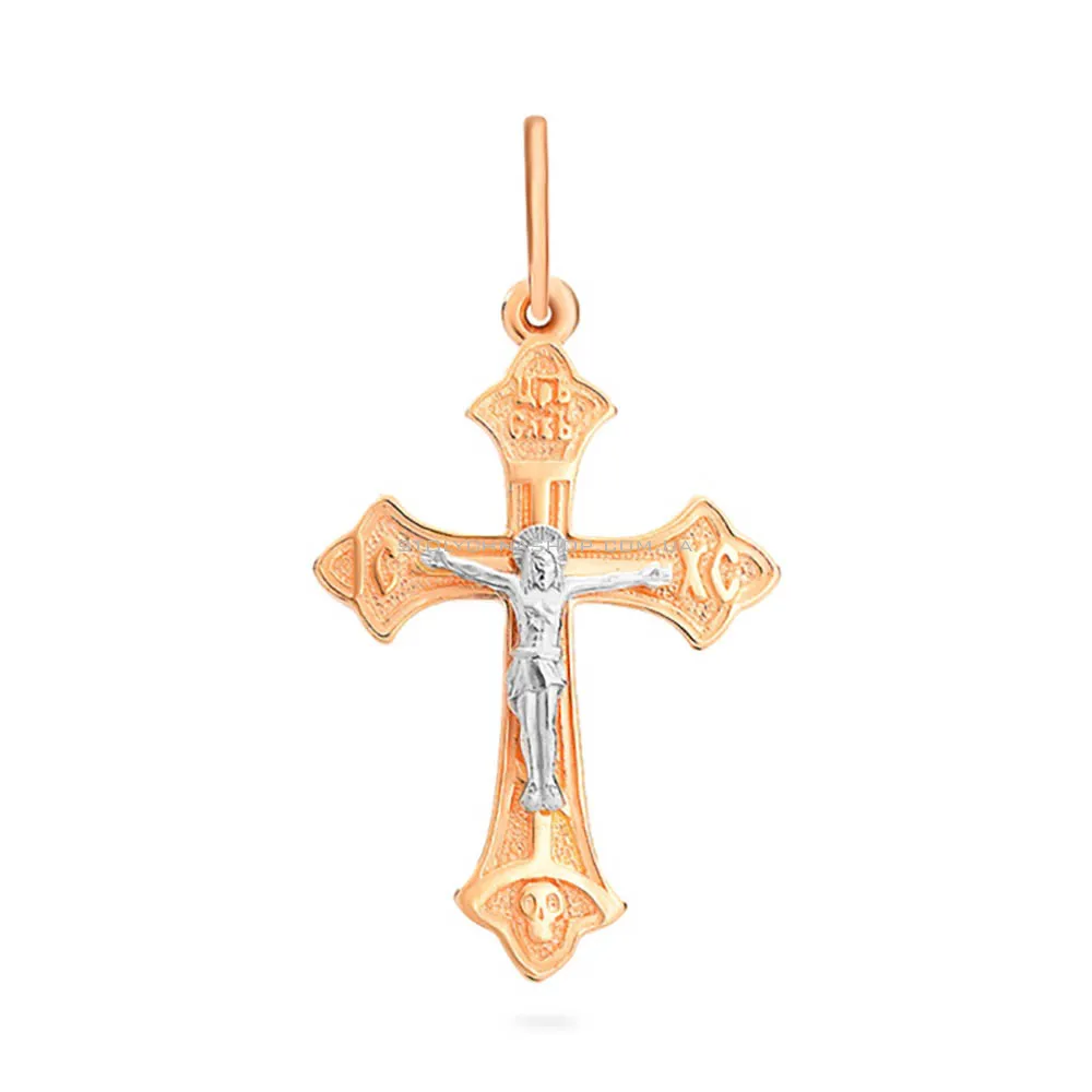 Золотий хрестик «Розп'яття Спасителя» (арт. 501592) - цена