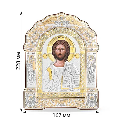 Икона Спаситель (167х228 мм) (арт. AR-4/001G/K)