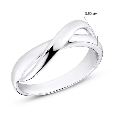 Кольцо из серебра без камней (арт. 7501/4350)