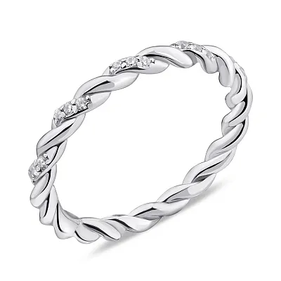 Серебряное кольцо с фианитами (арт. 7501/6017)