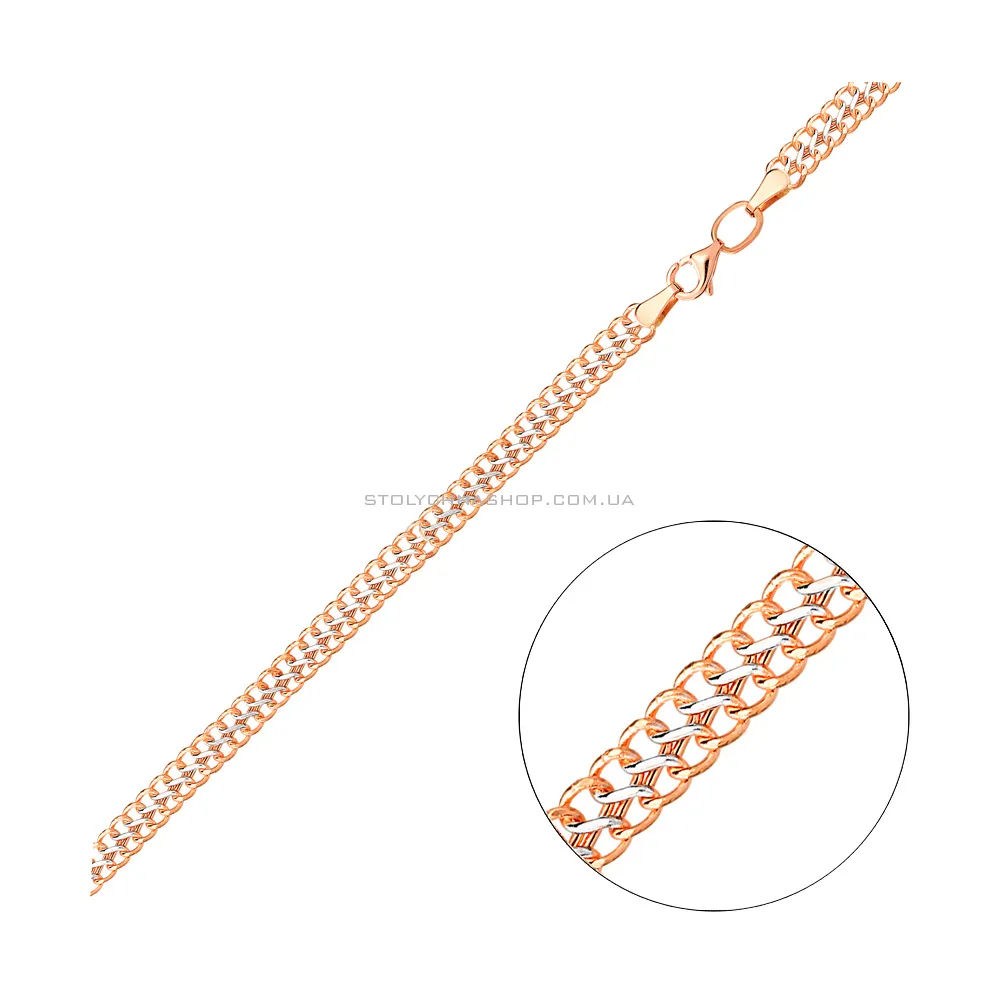 Золотая цепочка плетения Виана (арт. 301803р) - цена