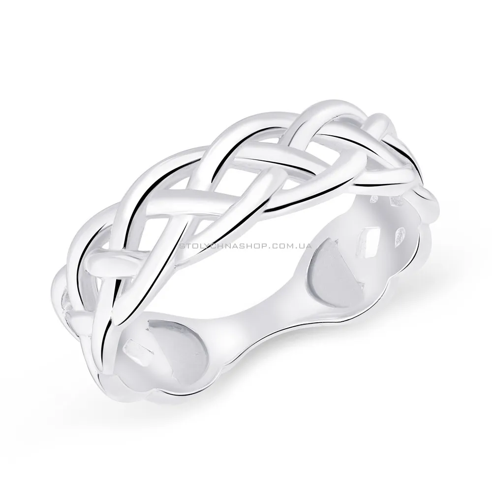 Срібна каблучка без каміння Trendy Style (арт. 7501/5706)