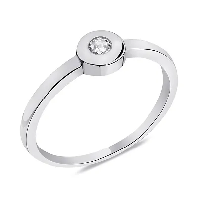 Серебряное кольцо с фианитом (арт. 7501/523кп)
