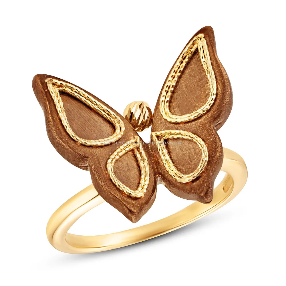 Золотое кольцо Francelli «Бабочка» (арт. 154590жкр) - цена