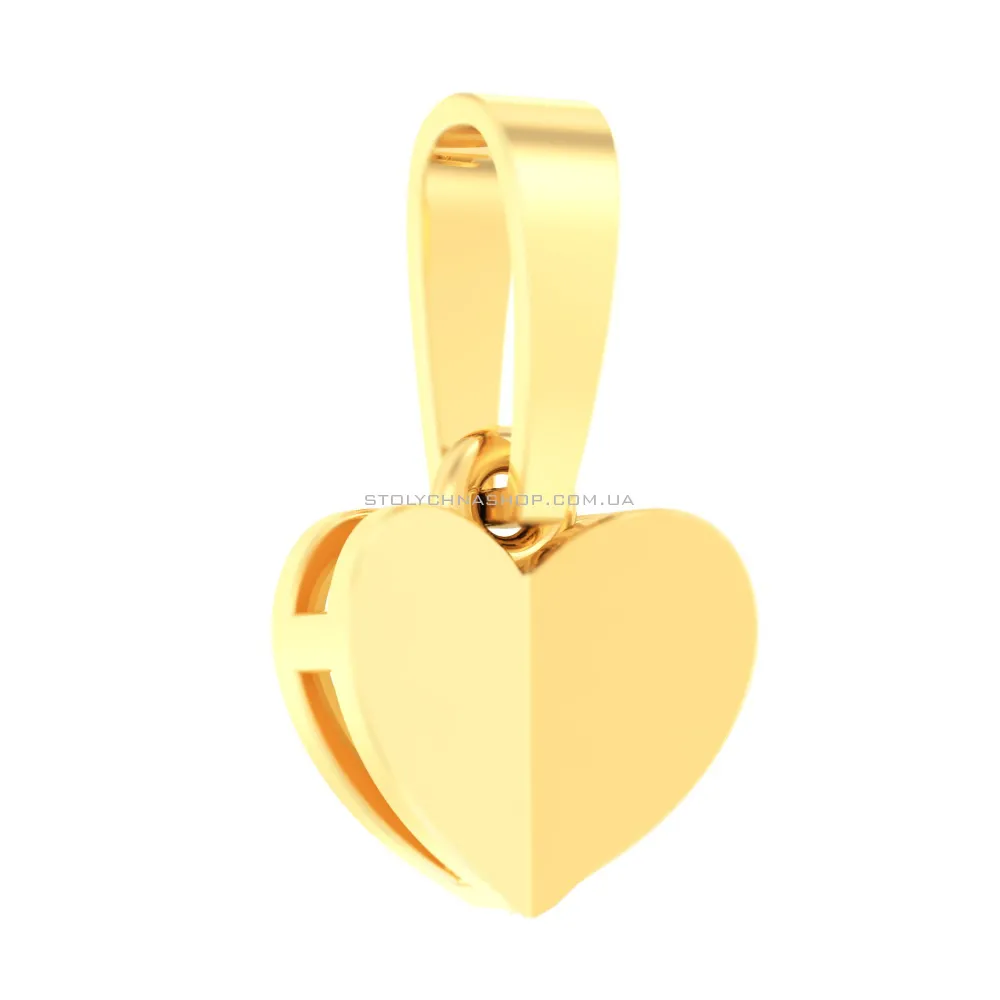 Золотая подвеска «Сердечко»  (арт. 441060ж)