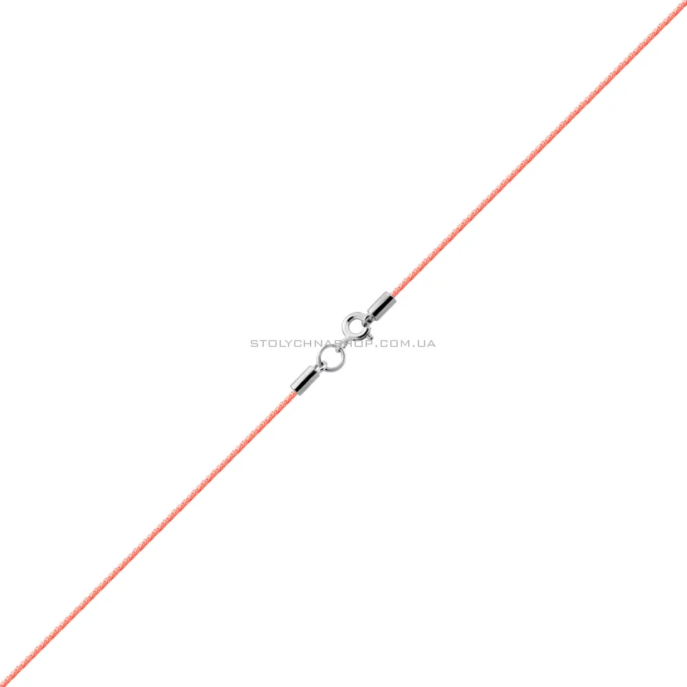 Ювелірний шнурок зі срібними вставками (арт. 7307/79052-229/3р) - цена