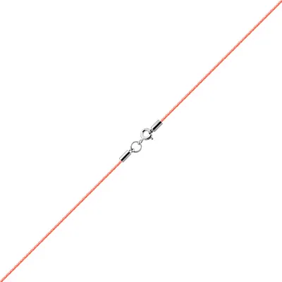 Ювелірний шнурок зі срібними вставками (арт. 7307/79052-229/3р)