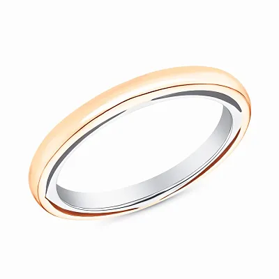 Золотое обручальное кольцо из красного золота (арт. 239210кб)