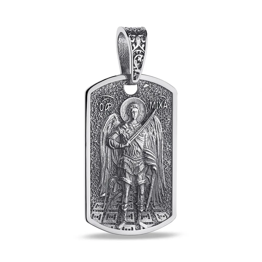 Серебряная ладанка Архангел Михаил (арт. 7917/1050пю) - цена
