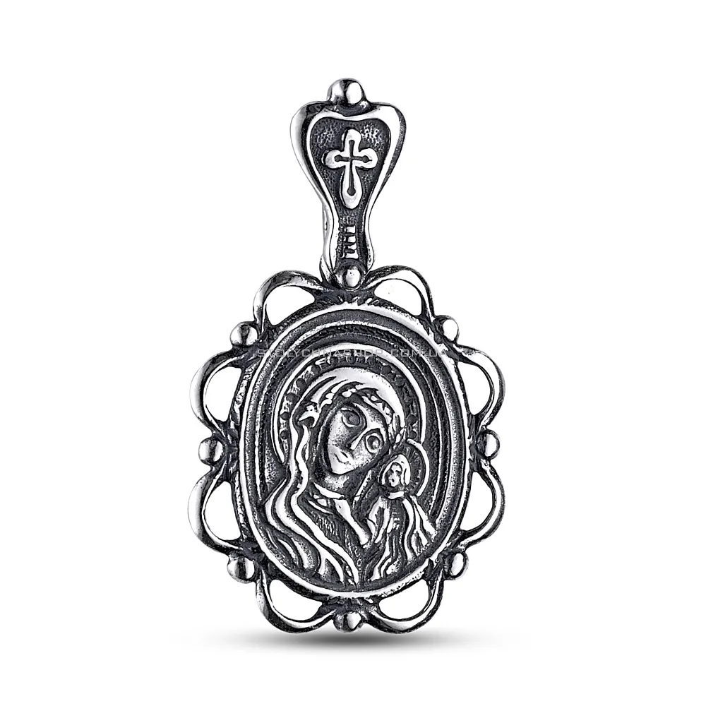 Срібна ладанка іконка Божа Матір «Казанська» (арт. 7917/3114-ч)