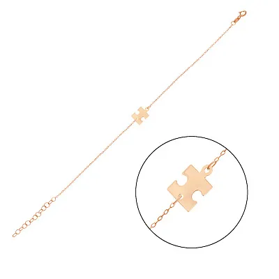 Браслет з червоного золота (арт. 324876)