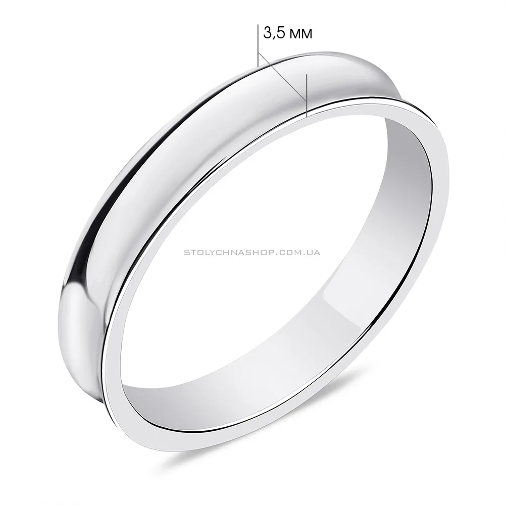 Кольцо из серебра (арт. 7501/4540) - 2 - цена