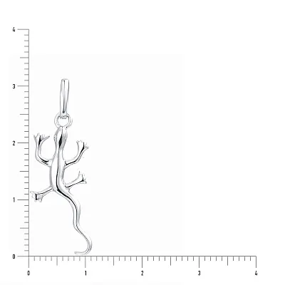 Срібна підвіска «Ящірка» (арт. 7503/2609)