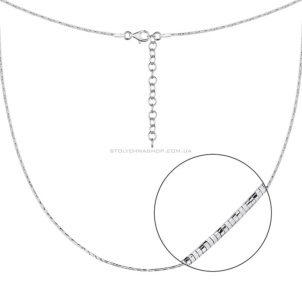 Серебряное колье (арт. 7507/2077) - цена