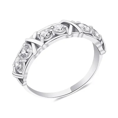 Серебряное кольцо с фианитами  (арт. 7501/А169кю)