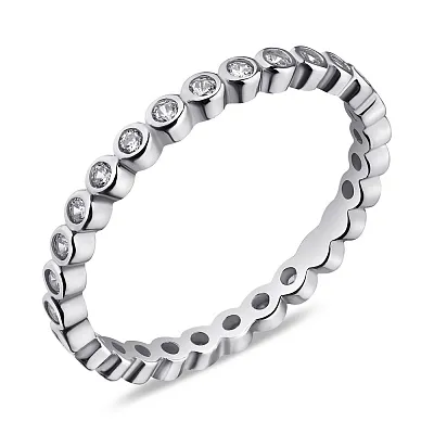 Серебряное кольцо Trendy Style с фианитами (арт. 7501/6750)