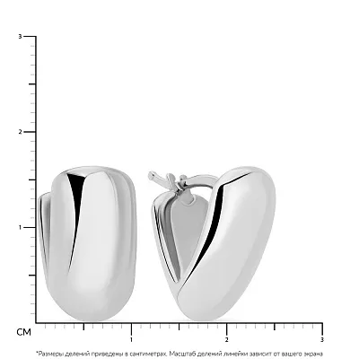 Сережки Francelli з білого золота (арт. е105946б)