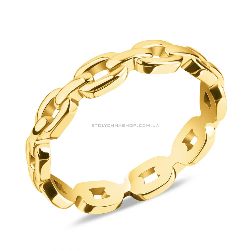Серебряное кольцо с желтым родированием Trendy Style (арт. 7501/5509ж) - цена