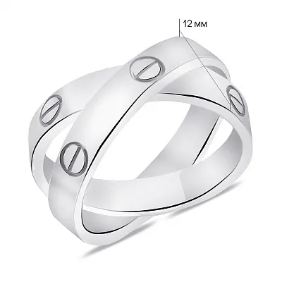 Кольцо из серебра без камней (арт. 7501/6298)