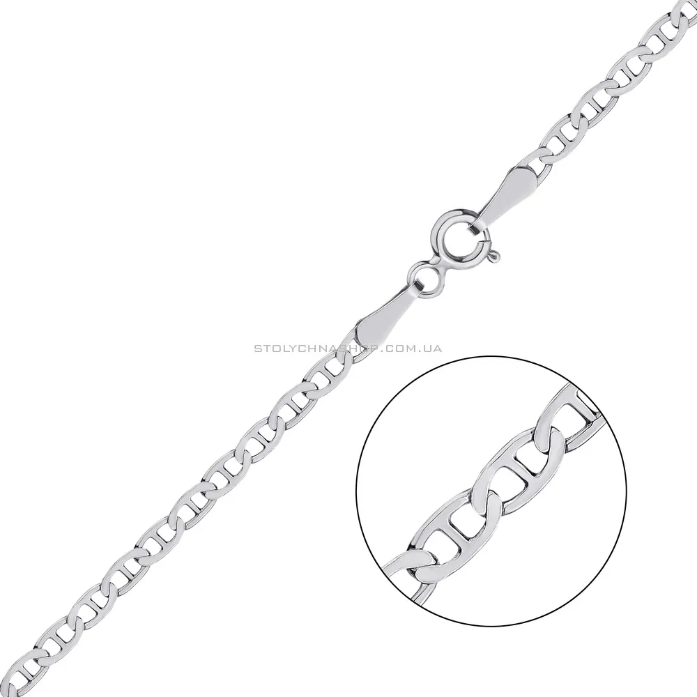 Срібний ланцюжок в плетінні Барлі (арт. 0300112дп) - цена