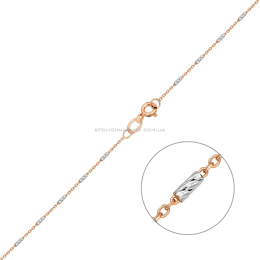 Золотий ланцюжок плетіння Якірне фантазійне (арт. ц3021203р) - цена