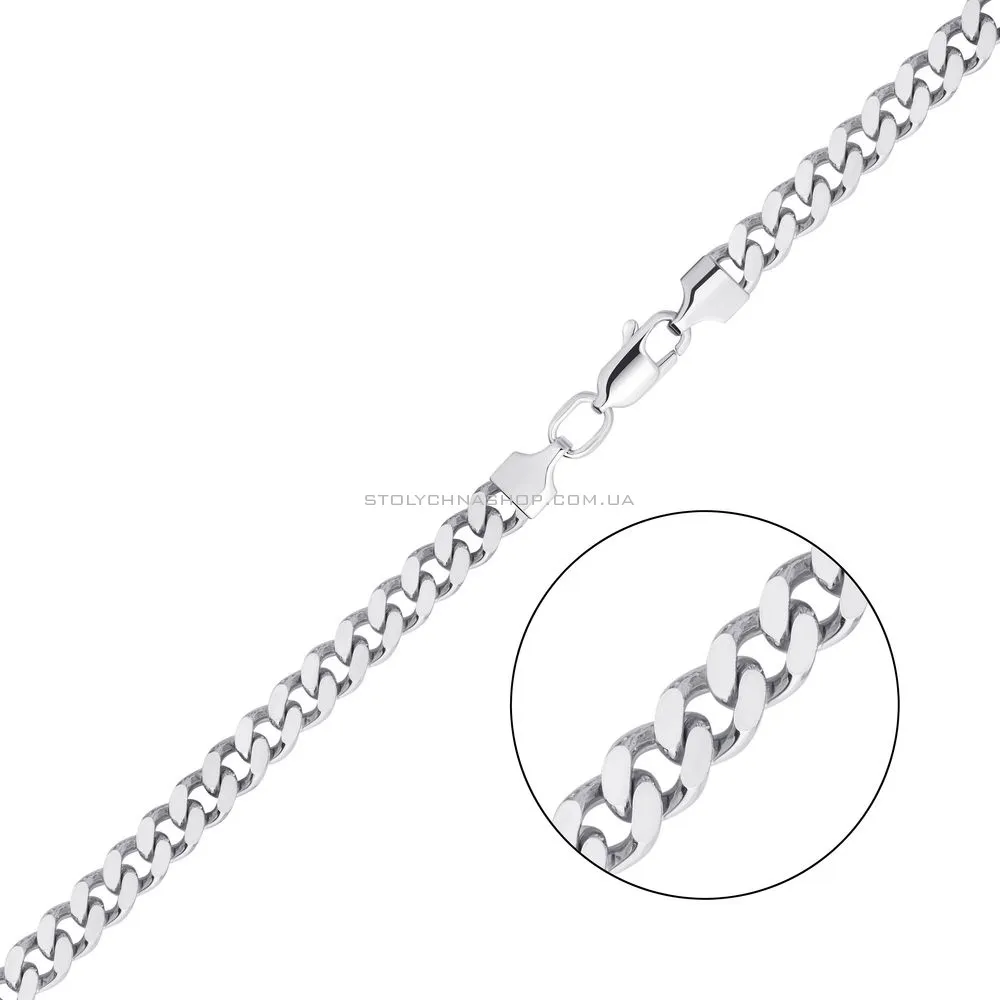 Серебряная цепочка плетения Панцирное (арт. 0301022) - цена