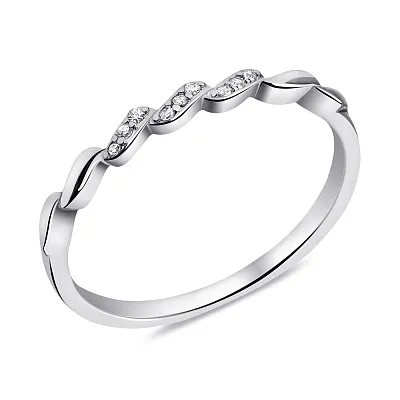 Кольцо из серебра с фианитами (арт. 7501/6854)