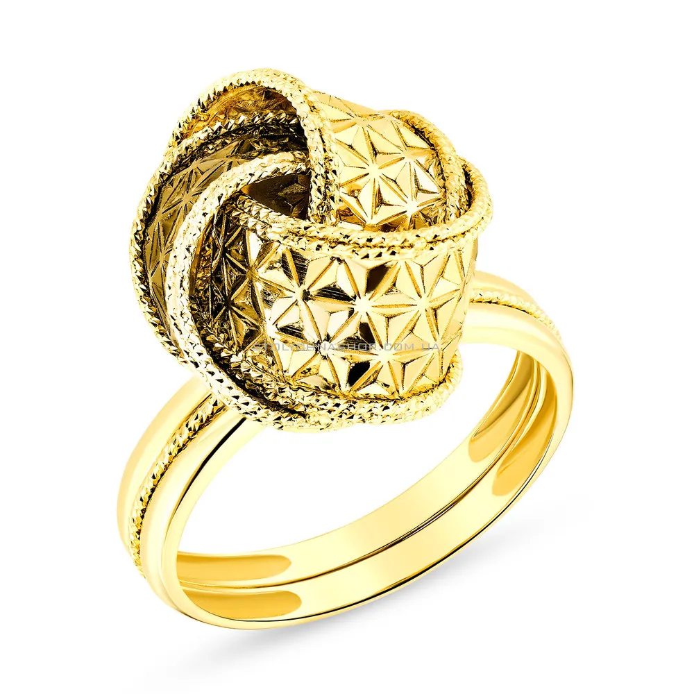Золотое кольцо Francelli в желтом цвете металла  (арт. 154689ж)