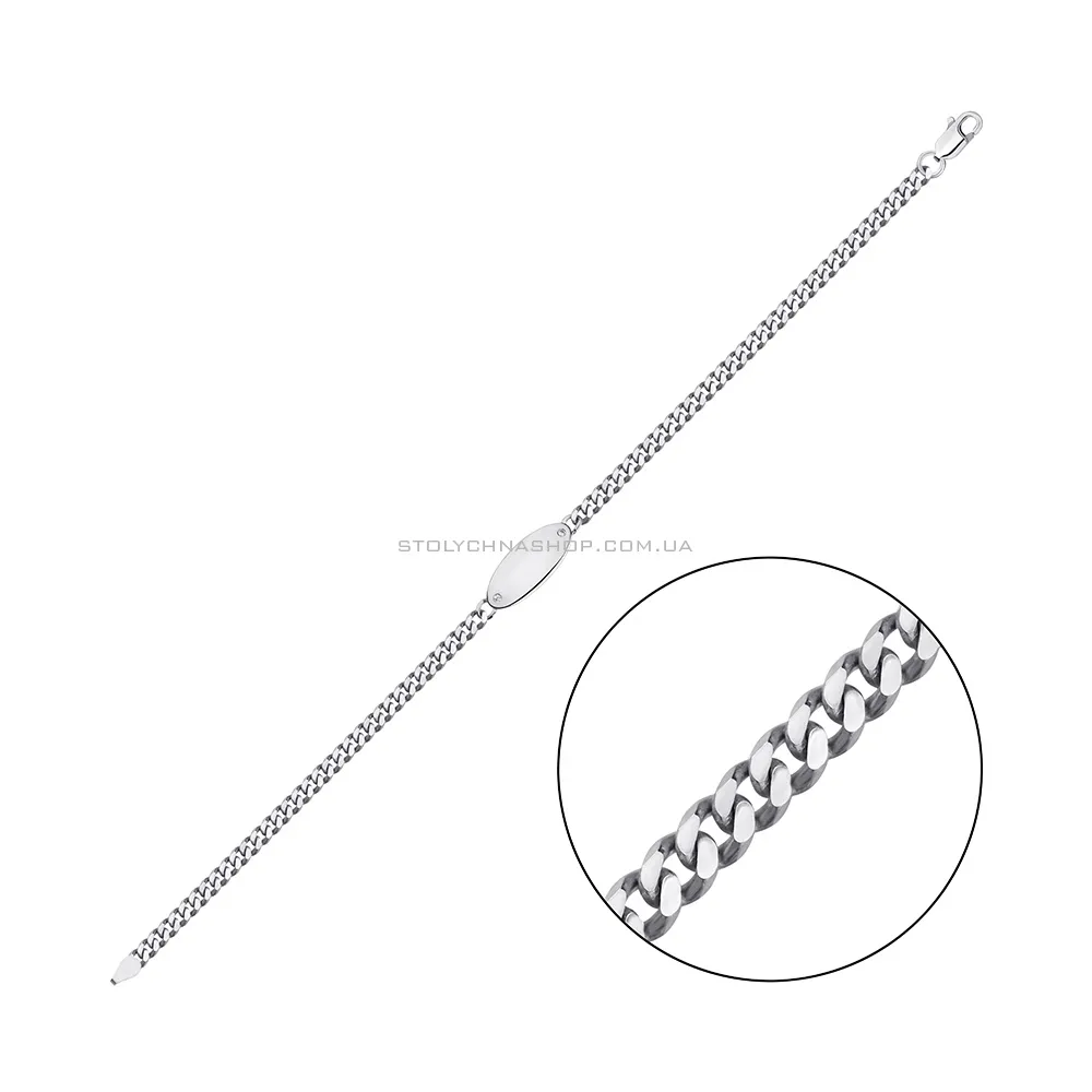 Срібний браслет  (арт. 7509/3937) - цена
