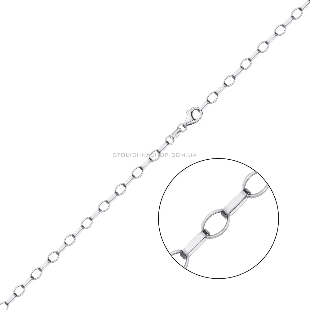 Серебряная цепочка плетения Якорное круглое  (арт. 0301913) - цена