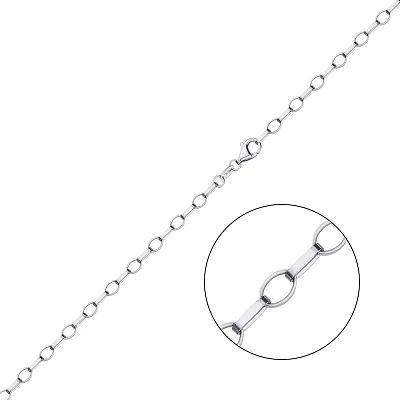 Срібний ланцюжок плетіння Якірне кругле  (арт. 0301913)