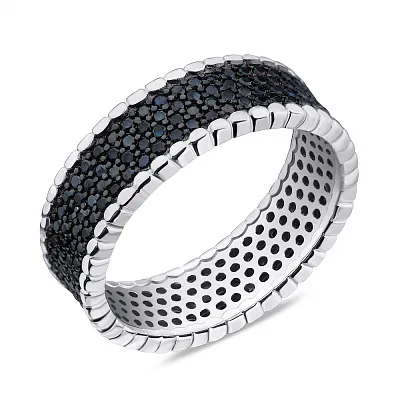 Серебряное кольцо с фианитами (арт. 7501/КК2ФО/2016-17)