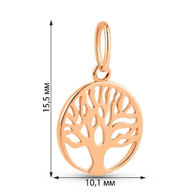 Золотий підвіс Дерево життя (арт. 424736)