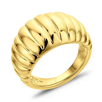 Массивное кольцо из желтого золота Francelli  (арт. 155753ж)