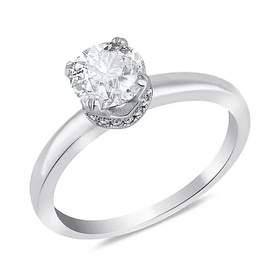 Серебряное кольцо с фианитами (арт. 7501/8044)