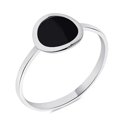 Серебряное кольцо с эмалью (арт. 7501/566ечкп)