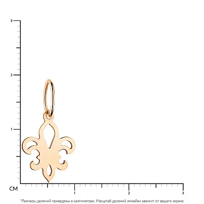 Подвеска из красного золота (арт. 423864)
