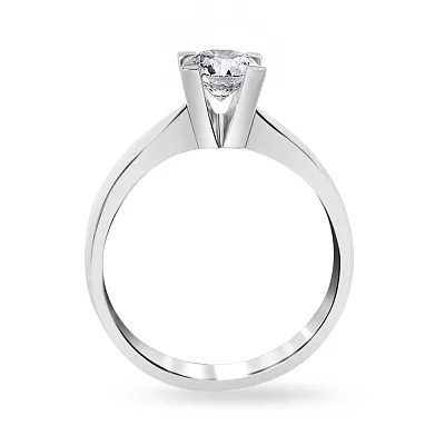 Золотое помолвочное кольцо с бриллиантом  (арт. К041007090б)