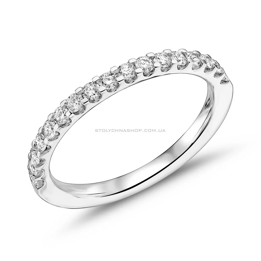 Золотое кольцо с бриллиантами (арт. К341426030б) - цена