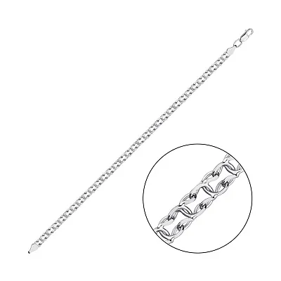 Срібний ланцюговий браслет (арт. 7509/4-0025.70.2)