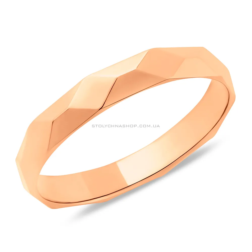 Золотое обручальное кольцо (арт. 239240) - цена