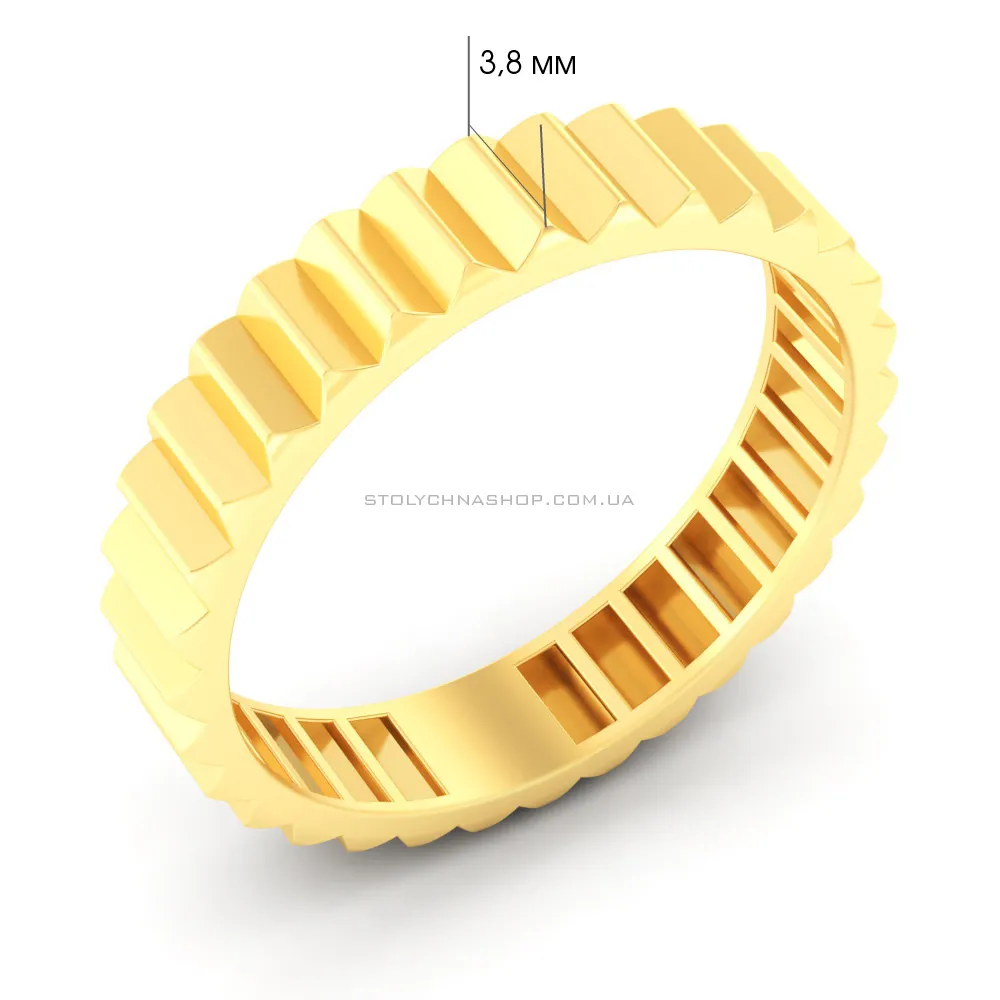 Обручальное кольцо из желтого золота (арт. 239236ж)