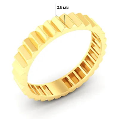 Обручальное кольцо из желтого золота (арт. 239236ж)
