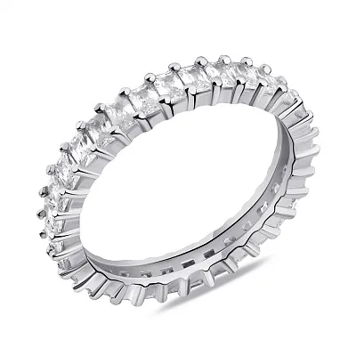 Кольцо из серебра с фианитами (арт. 7501/6591)