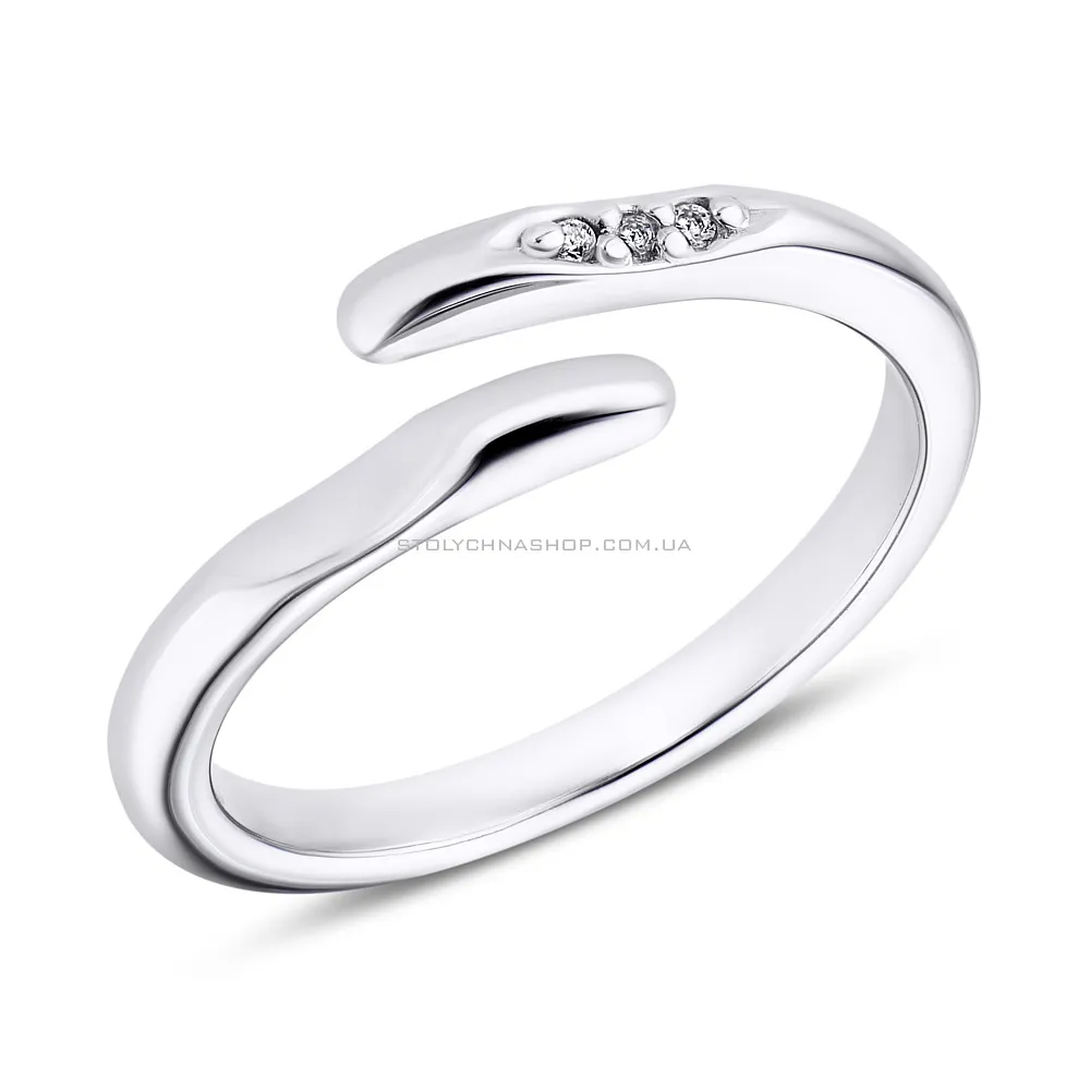 Серебряное кольцо с фианитами (арт. 7501/3817)