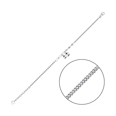 Срібний браслет з підвісками (арт. 7509/4272)