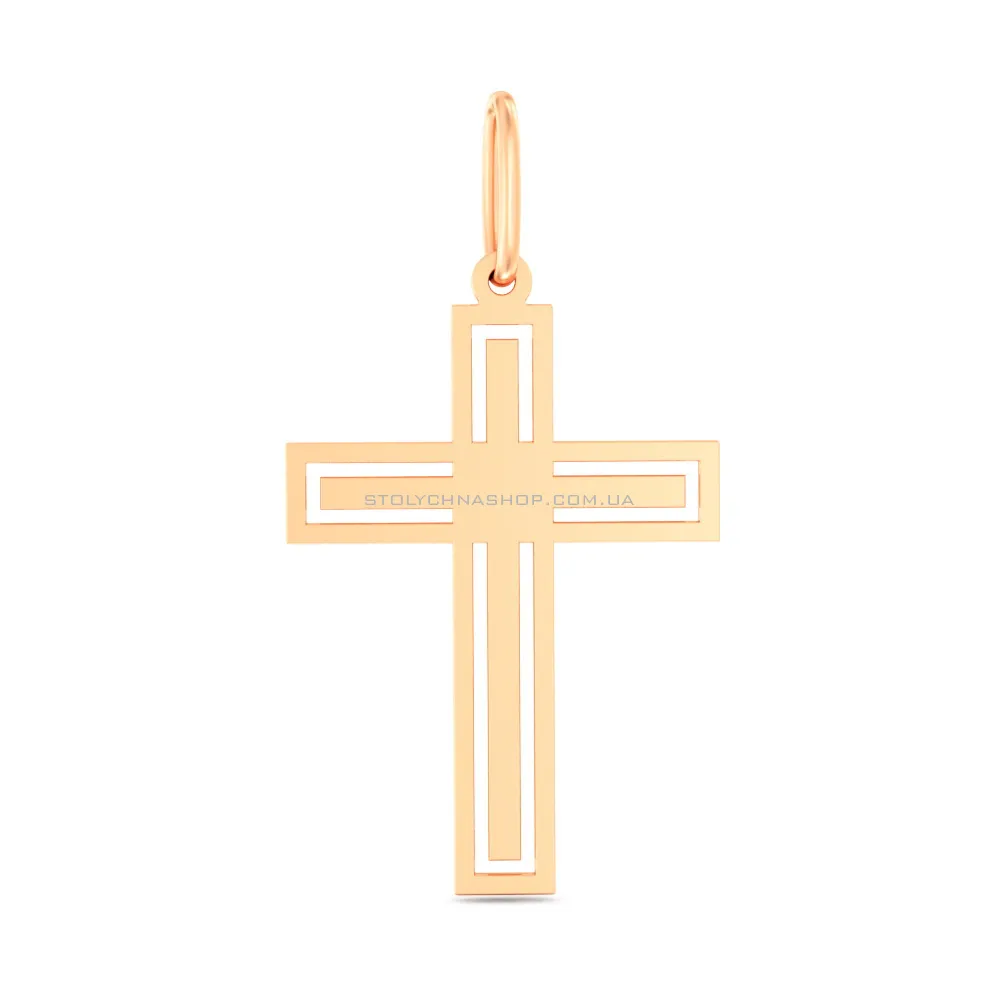 Хрестик з червоного золота  (арт. 440802/30) - цена